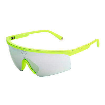 Lunettes de soleil injectées vertes de la police
