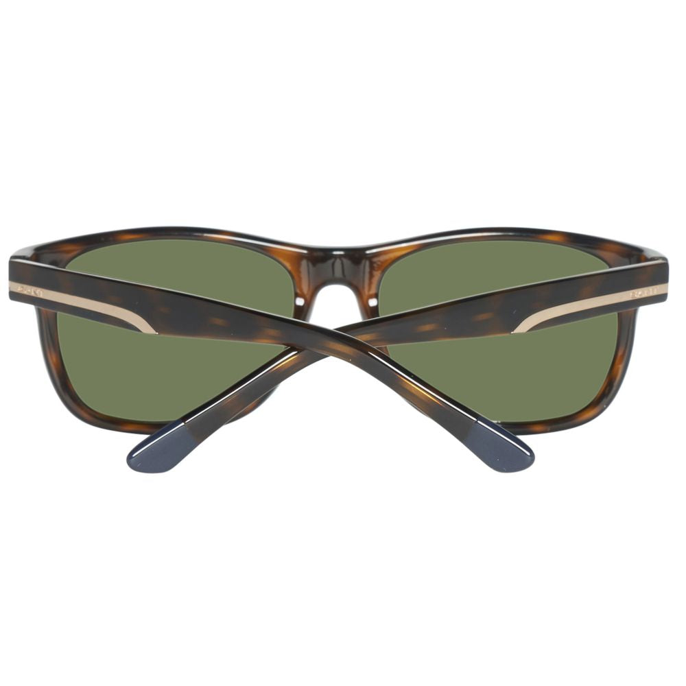 Lunettes de soleil Gant en acétate marron