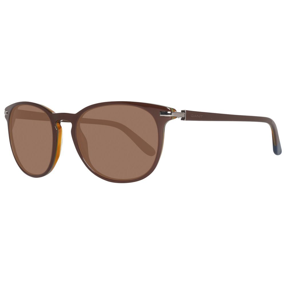 Lunettes de soleil Gant en acétate marron