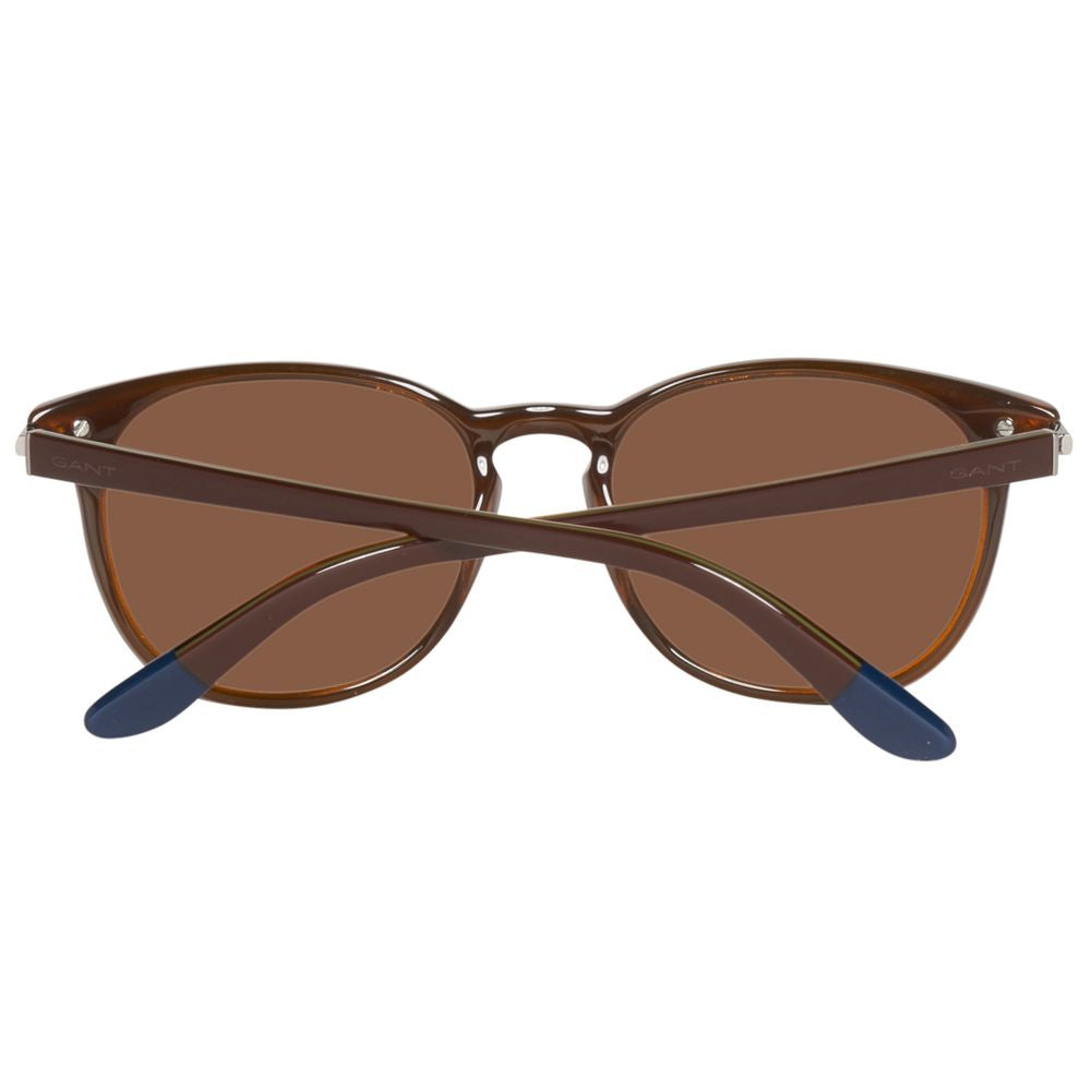 Lunettes de soleil Gant en acétate marron