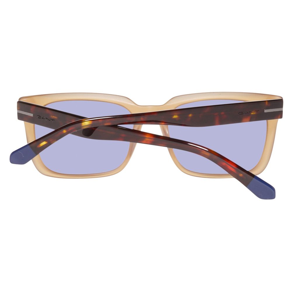 Lunettes de soleil Gant en acétate marron