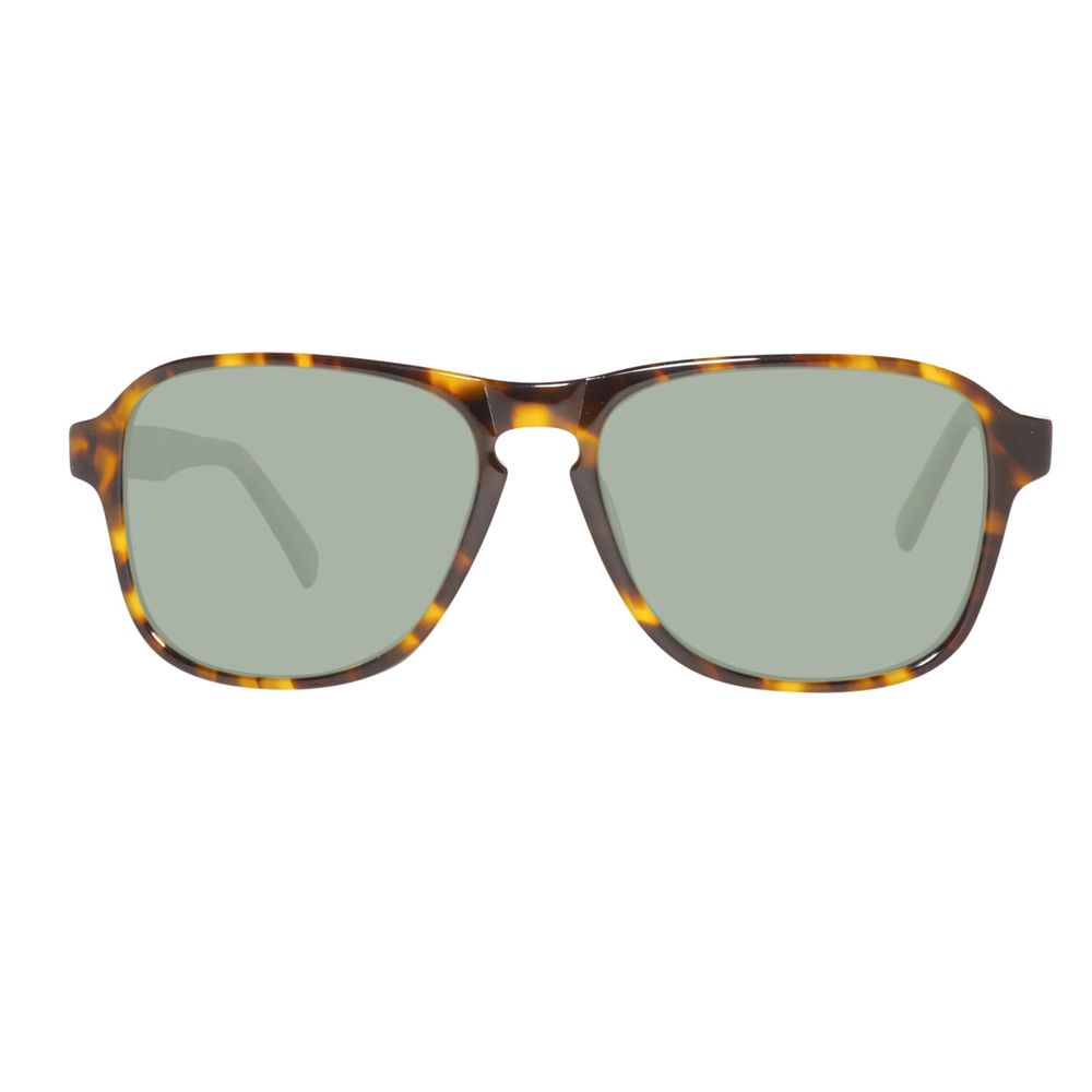 Lunettes de soleil Gant en acétate marron