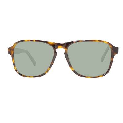 Lunettes de soleil Gant en acétate marron