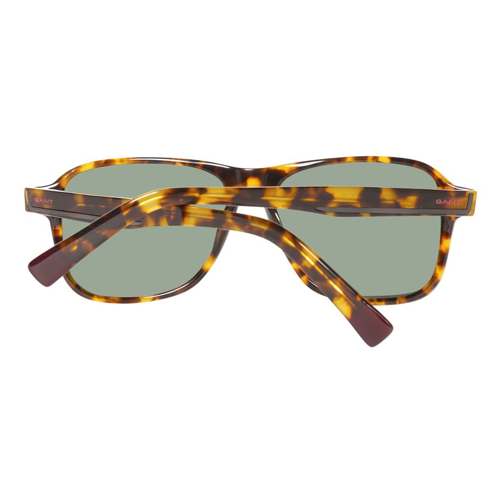 Lunettes de soleil Gant en acétate marron