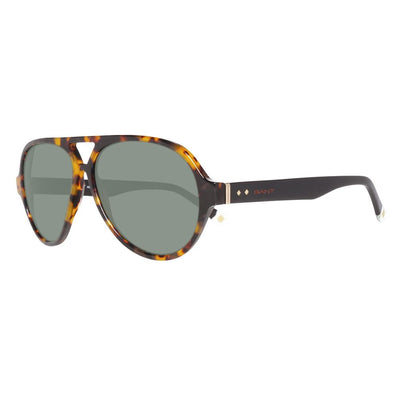 Lunettes de soleil Gant en acétate marron