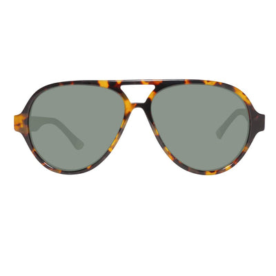 Lunettes de soleil Gant en acétate marron
