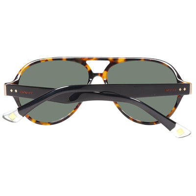 Lunettes de soleil Gant en acétate marron