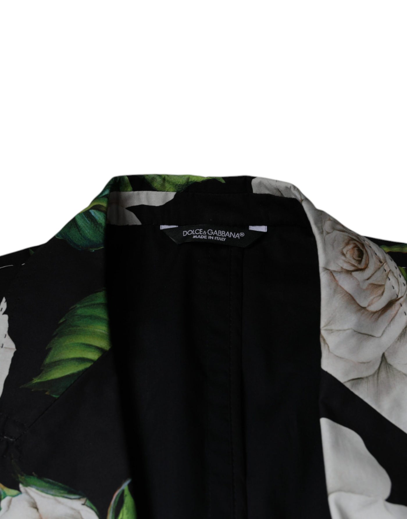 Costume 2 pièces habillé en coton noir et rose Dolce &amp; Gabbana pour homme