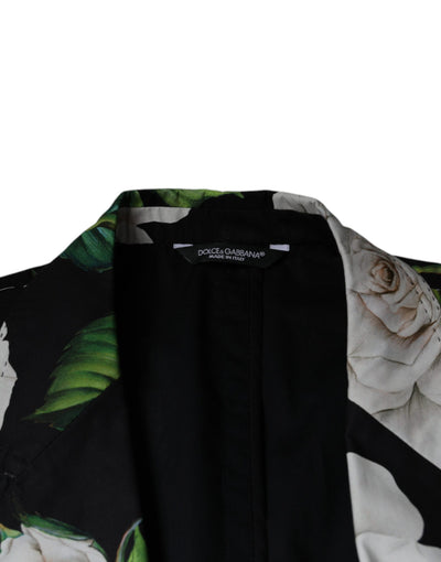 Costume 2 pièces habillé en coton noir et rose Dolce &amp; Gabbana pour homme