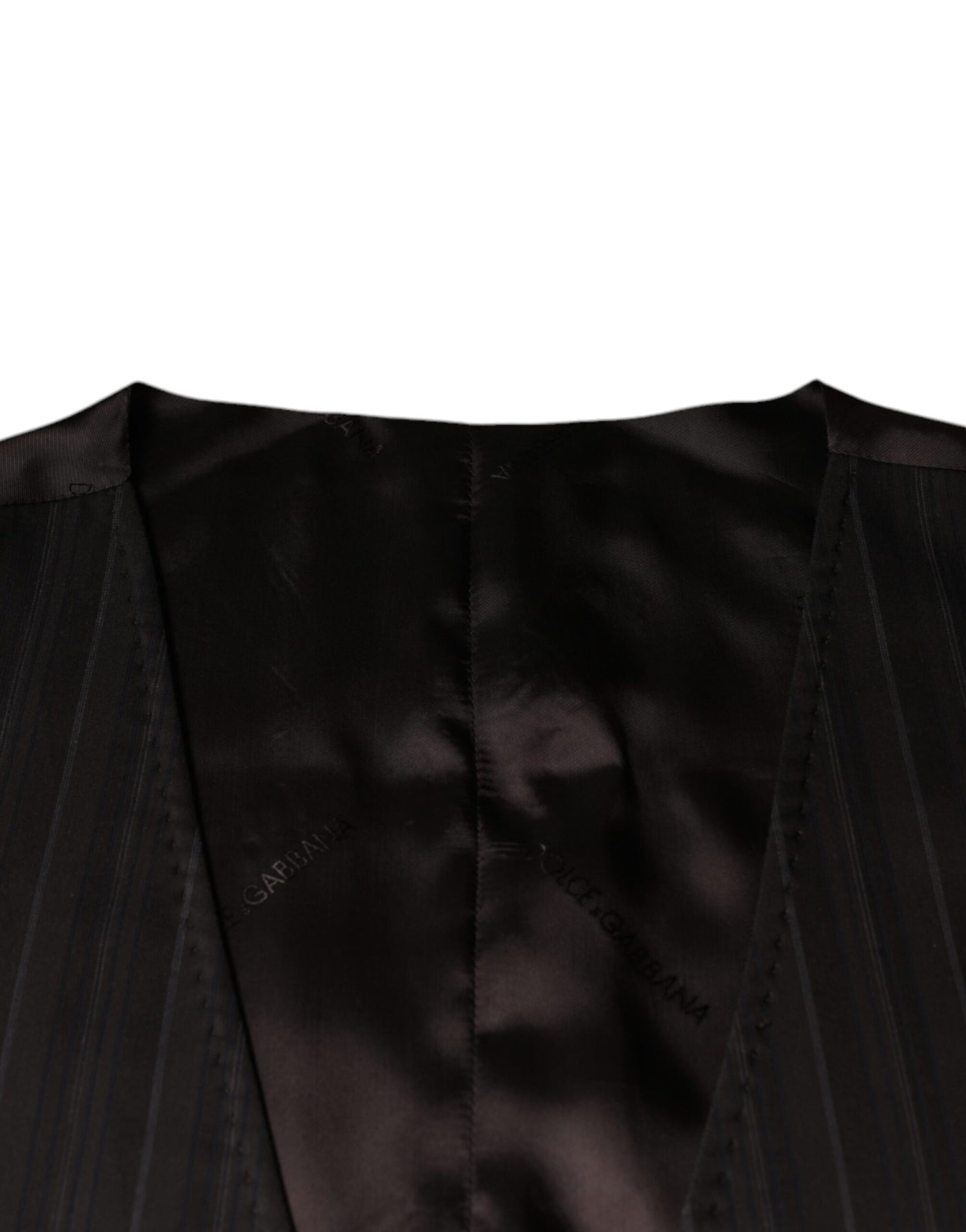 Dolce &amp; Gabbana Robe gilet en coton noir Gilet formel