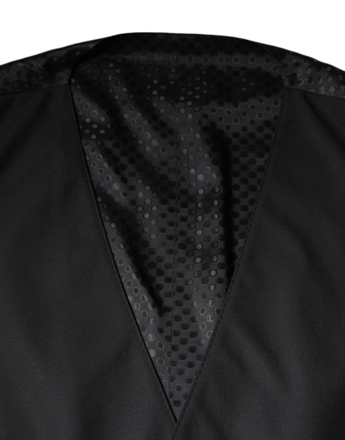 Robe gilet en laine noire Dolce &amp; Gabbana