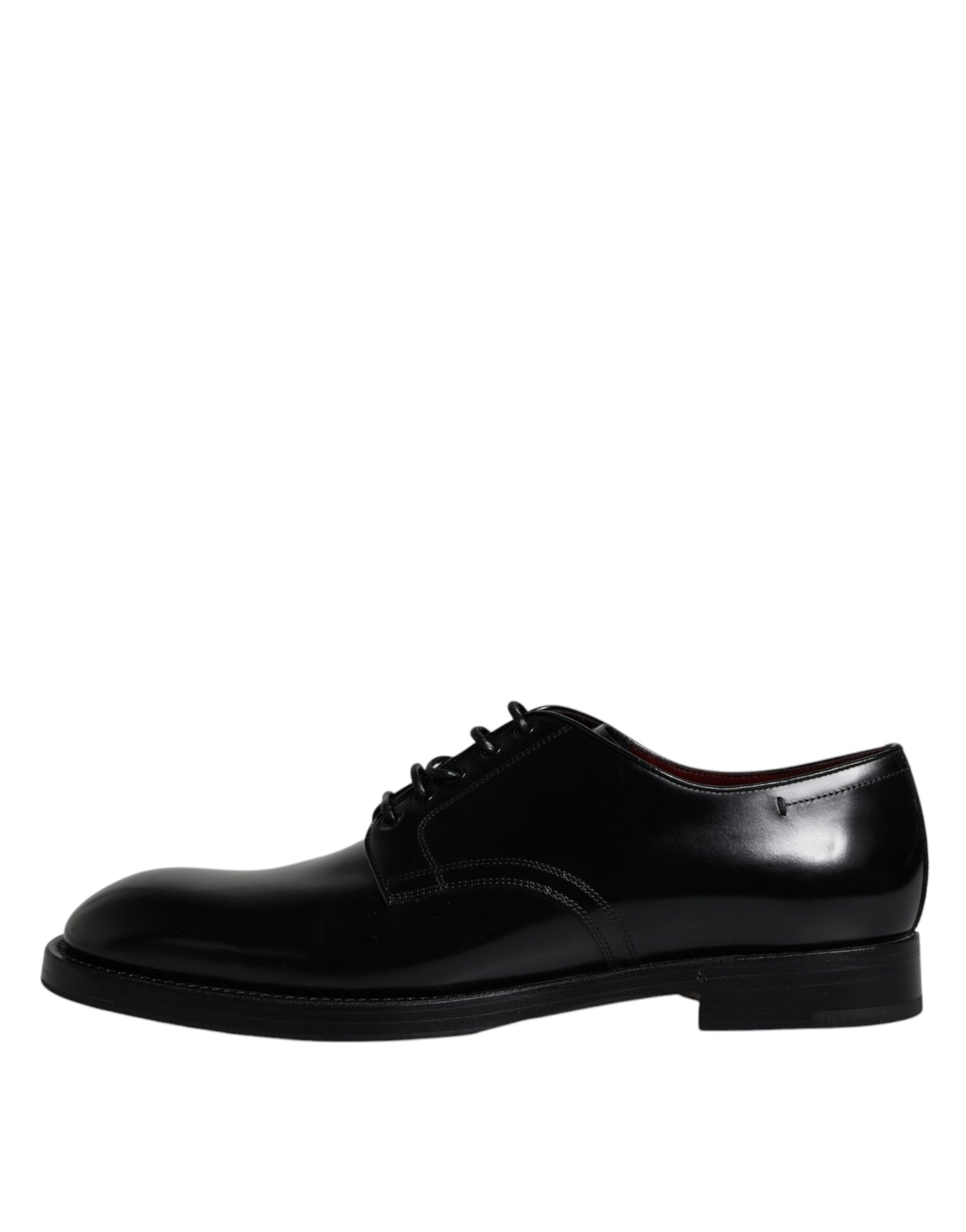 Dolce &amp; Gabbana Zwarte Leren Veterschoenen voor Heren