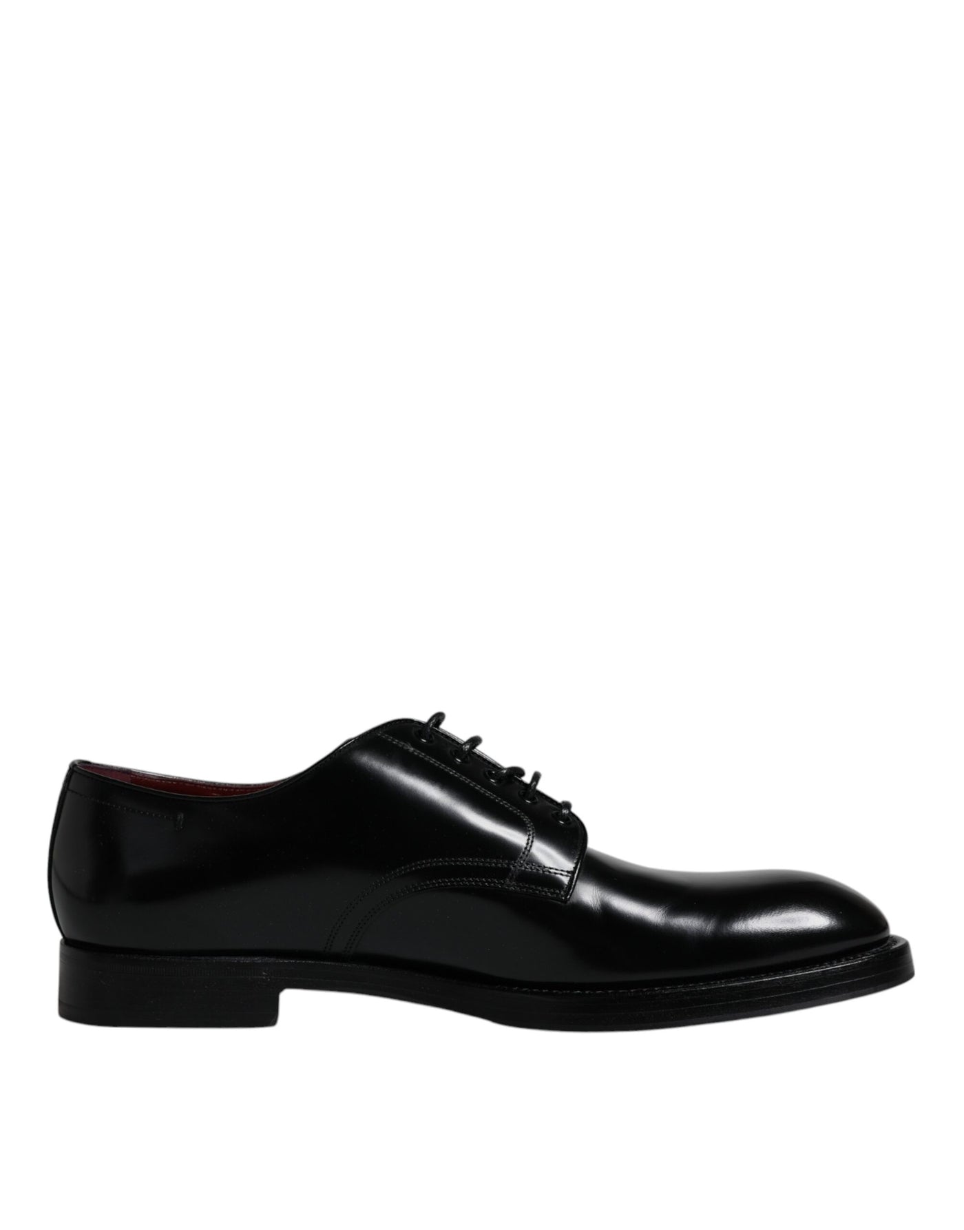 Dolce &amp; Gabbana Zwarte Leren Veterschoenen voor Heren