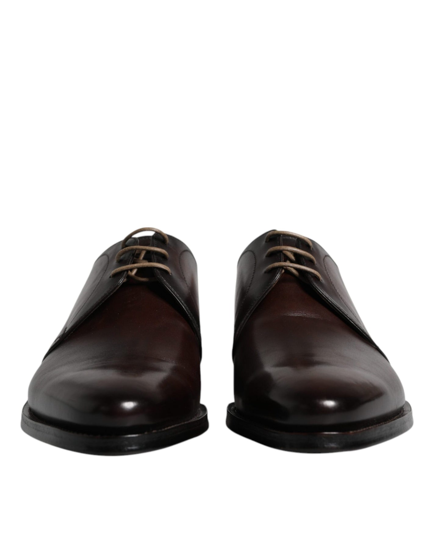 Dolce &amp; Gabbana Zwarte Leren Veterschoenen voor Heren