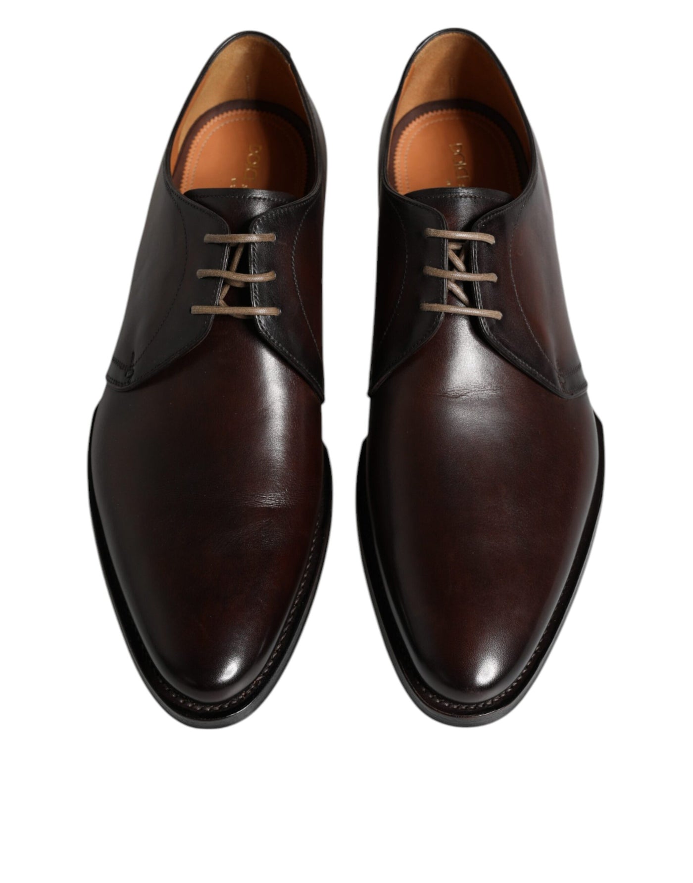 Dolce &amp; Gabbana Zwarte Leren Veterschoenen voor Heren