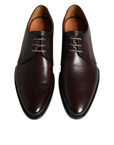 Dolce &amp; Gabbana Zwarte Leren Veterschoenen voor Heren