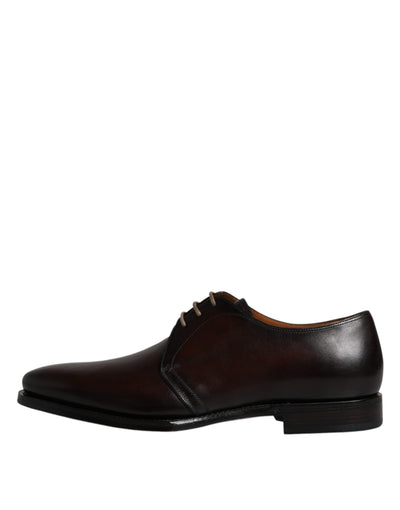 Dolce &amp; Gabbana Zwarte Leren Veterschoenen voor Heren