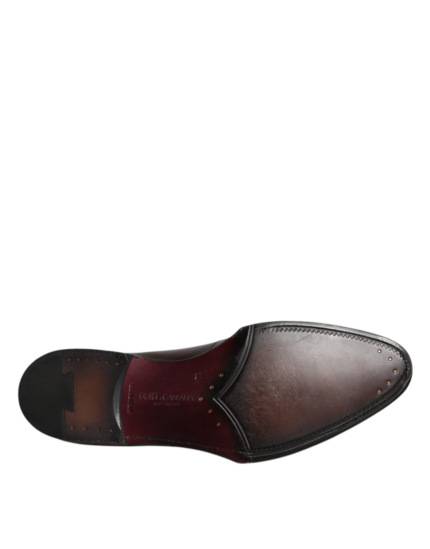 Dolce &amp; Gabbana Zwarte Leren Veterschoenen voor Heren
