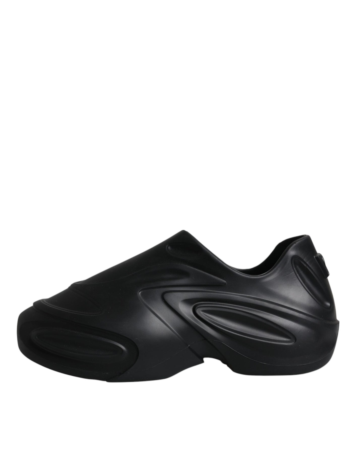 Dolce &amp; Gabbana Zwarte Foiled Rubber Toy Low Top Sneakers Schoenen