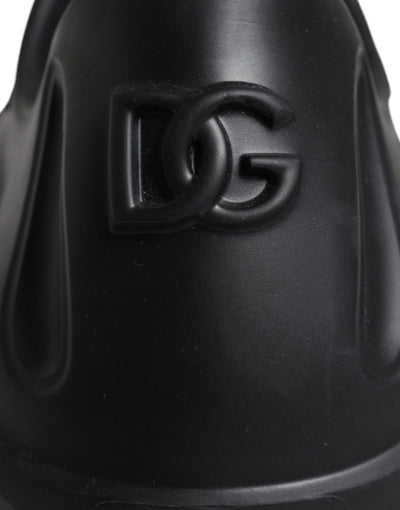 Dolce &amp; Gabbana Zwarte Foiled Rubber Toy Low Top Sneakers Schoenen