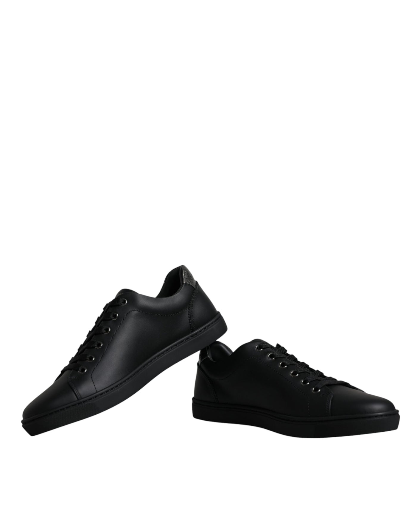 Dolce &amp; Gabbana Zwarte London Sacred Heart Heren Sneakers Schoenen