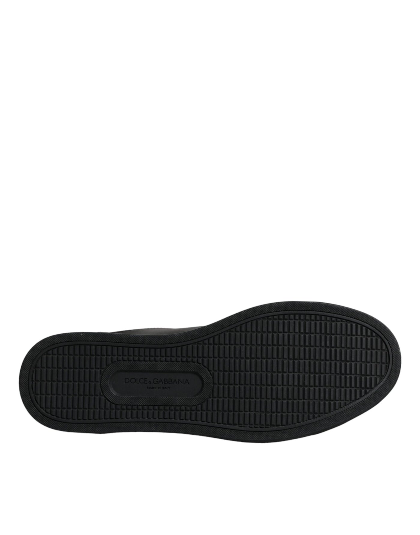 Dolce &amp; Gabbana Zwarte London Sacred Heart Heren Sneakers Schoenen