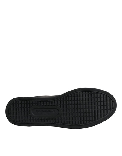 Dolce &amp; Gabbana Zwarte London Sacred Heart Heren Sneakers Schoenen