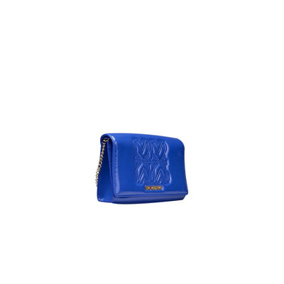 Love Moschino Blauwe Polyethyleen Dames Crossbody Tas