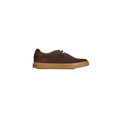 Roberto Pepe Luxe Bruine Kalfsleren Heren Sneaker
