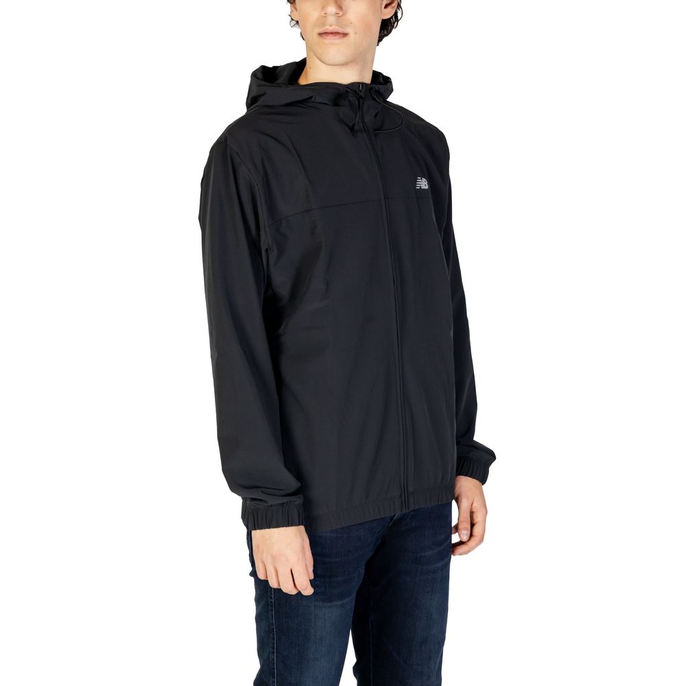 New Balance Zwarte Gerecyclede Polyester Jassen &amp; Jassen