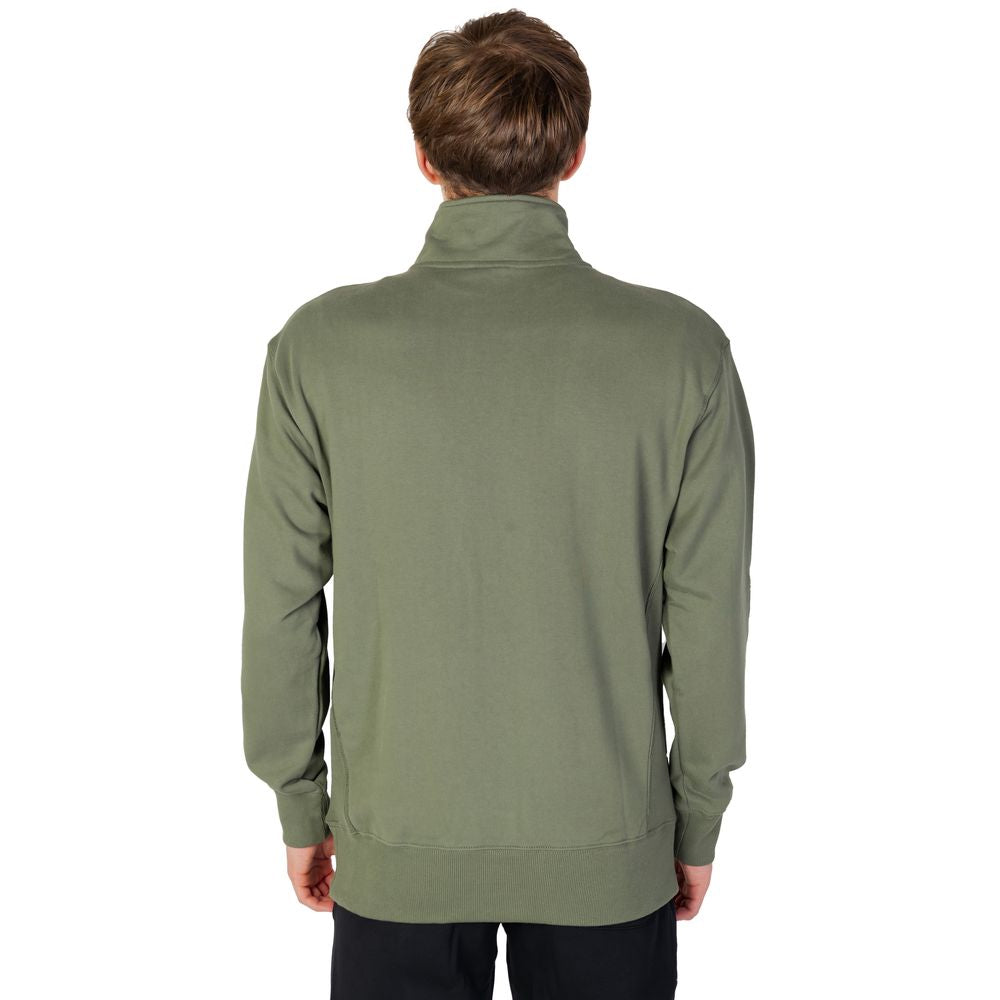 Sweat-shirt en coton vert New Balance