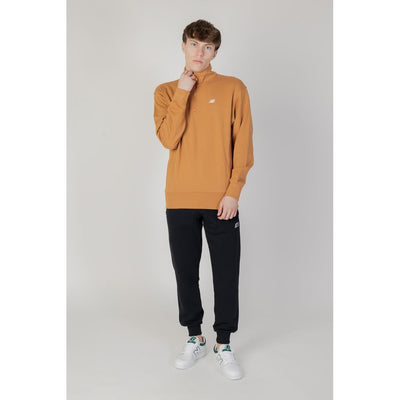 Sweat-shirt en coton marron New Balance