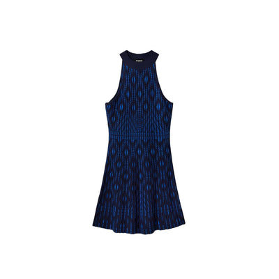 Short en viscose bleu Desigual