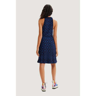 Short en viscose bleu Desigual