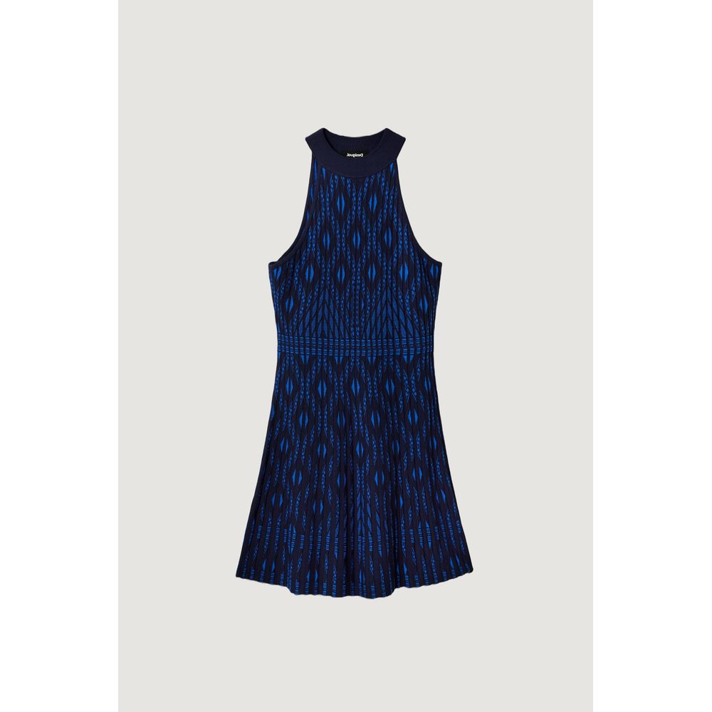 Short en viscose bleu Desigual