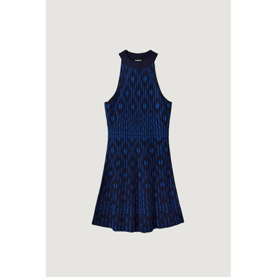 Short en viscose bleu Desigual