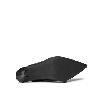 Furla Black Leather High Heel