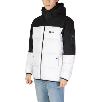 Vestes et manteaux Hugo Boss en polyester recyclé blanc