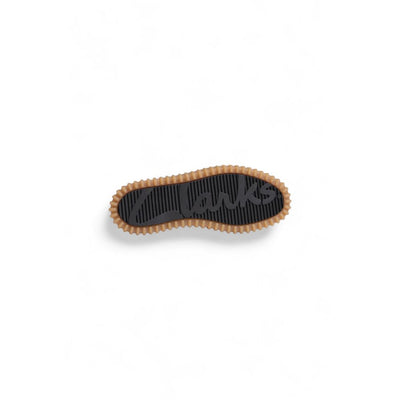 Clarks Black Suede Leather Platform