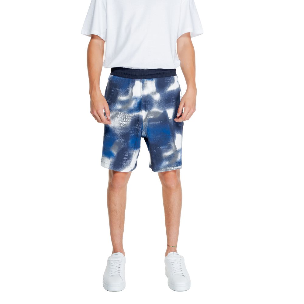 Armani Exchange Blauwe Katoenen Bermuda