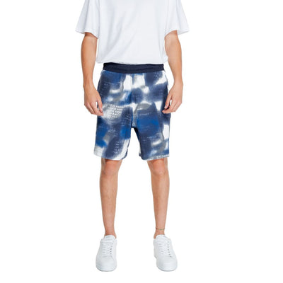 Armani Exchange Blauwe Katoenen Bermuda