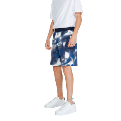 Armani Exchange Blauwe Katoenen Bermuda