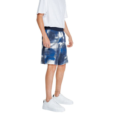 Armani Exchange Blauwe Katoenen Bermuda