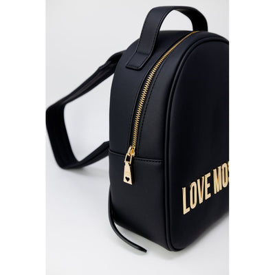 Love Moschino Zwarte Polyethyleen Rugzak