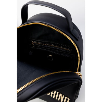 Love Moschino Zwarte Polyethyleen Rugzak