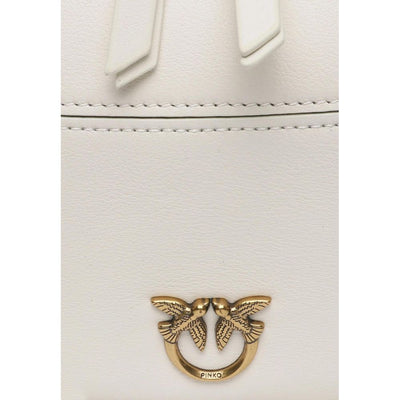 PINKO Witte Leren Handtas