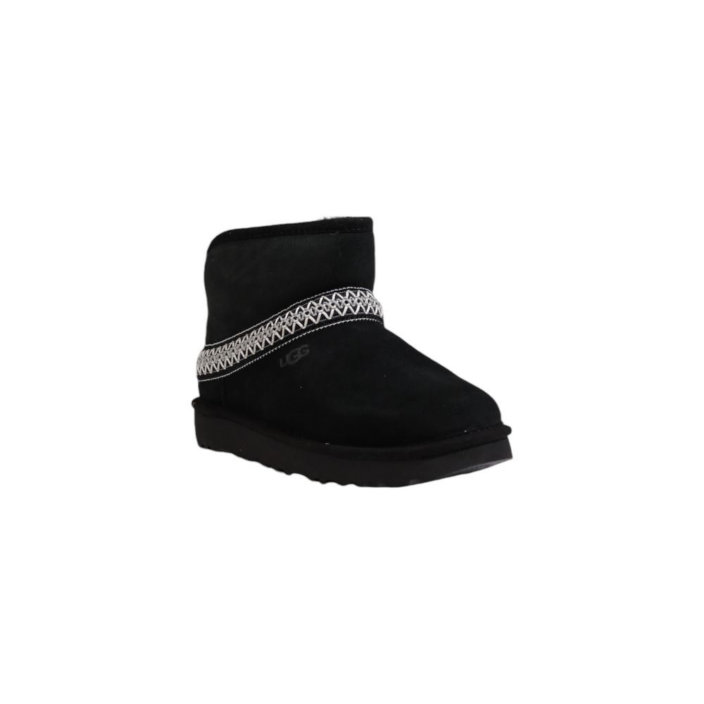 Bottines en cuir suédé noir UGG