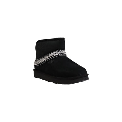Bottines en cuir suédé noir UGG