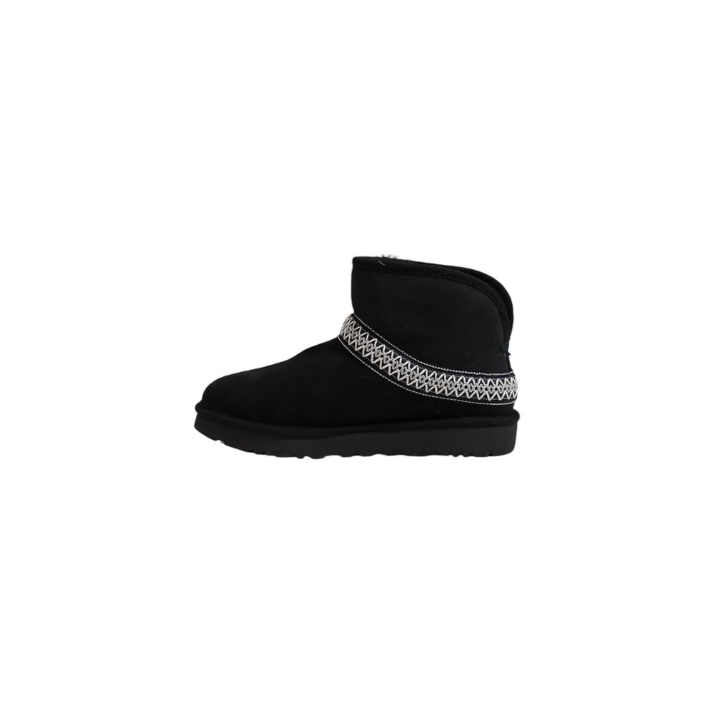 Bottines en cuir suédé noir UGG