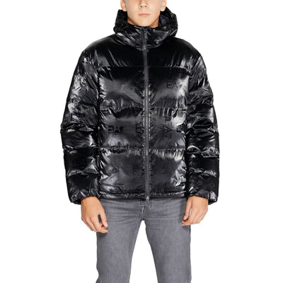 Vestes et manteaux en polyester noir EA7 Emporio Armani